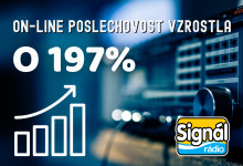 On-line poslech Signálu vzrostl o 197%!